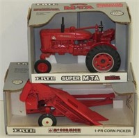 2x- Ertl Farmall MTA & 1 Row Corn Picker