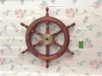 Ship Wheel Reproduction, 24" Round