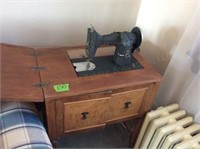 Vintage Kenmore Sewing Machine in Cabinet