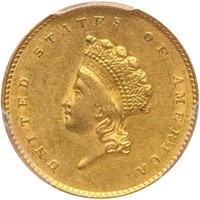 G$1 1855-O PCGS AU55