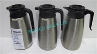 3X, S/S THERMAL BEVERAGE DISPENSERS