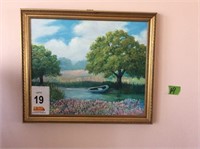Oil Painting, Framed, 27" x 23"