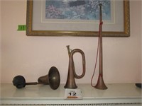 Three Brass Horns