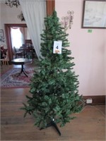 6' Christmas Tree, 3-Candles Holder
