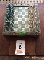 Chess Set, 16" x 16" x 4"