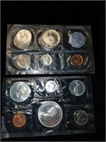 Two 1964 Coin Proof Sets