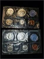 Two 1963 Coin Proof Sets