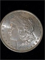 1890s Morgan silver dollar