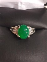 New in box Jade dinner ring