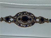 Lovely sapphire estate bracelet new in box
