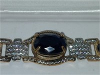 Lovely sapphire estate bracelet new in box