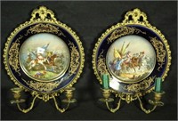 PAIR OF CHATEAU TUILERIES SEVRES SCONCES
