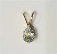 14K Aqua(0.38ct)