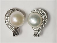 St.Silver Dia & Pearl,2.76g