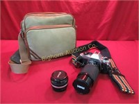 Nikon FG Camera w/ Sakar 80-200mm Zoom Lens,