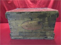 Vintage Wooden Advertising Box