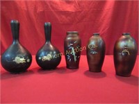 Vintage Japanese Vases: Various Sizes & Styles
