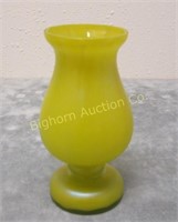 Vintage Vaseline Glass Vase
