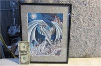 Dragon Art Picture Signed/#'d 11"x15"
