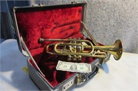 Vintage BUNDY Coronet Trumpet musical Instrument