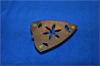 VERY OLD COPPER AND BRASS TRIVET