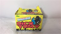 Box of dick Tracy playing cards packs still sealed