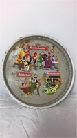 Knickerbocker beer metal serving tray