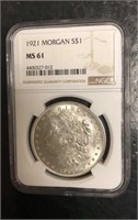 1921 Morgan Silver Dollar