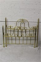 Brass Queen Bed no rails
