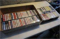 90+vintage Cassette Music Tapes assort.