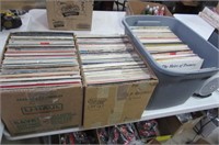 3 Large Boxes of vintage Albums & Records