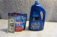 FINISH 75oz Liquid & 17tablet Pack Dishwasher