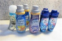 8 bottles Laundry Frangrance Crystals Assorted
