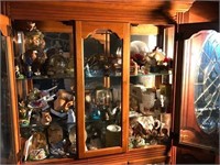 Contents of curio cabinet