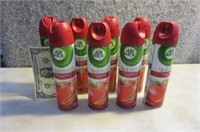 8 Cans GLADE Apple Cinnamon Air Spray Freshener