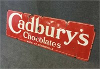Large Metal Cadbury's Chocolate Sign