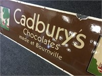 Large Metal Sign Cadbury's Chocolate