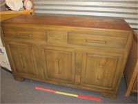 Vintage Wood Buffet / Sideboard