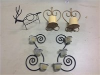 CANDLE HOLDERS LOT