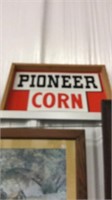 Pioneer corn sign