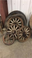 Wood spoke wheels