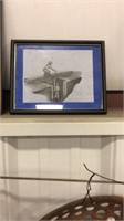 Framed drawing