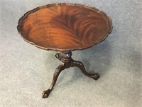 Mahogany Pie Crust Parlor Table