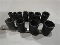 11 Piece Stripped Bolt Removal Impact Sockets-