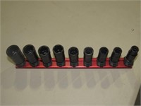 9 Piece Mac Stripped Bolt Removal Impact Sockets-