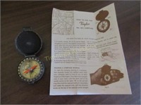 Compass with instruction manual
