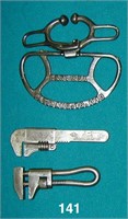 Lot: two pocket wrenches & CANT SUK calf weaner