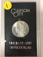 Carson City Uncir. Silver Dollar