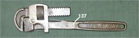 Keen Kutter 10" Stillson-type all steel wrench