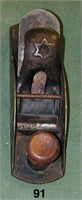 Early Stanley #110 iron block plane with 6-point s